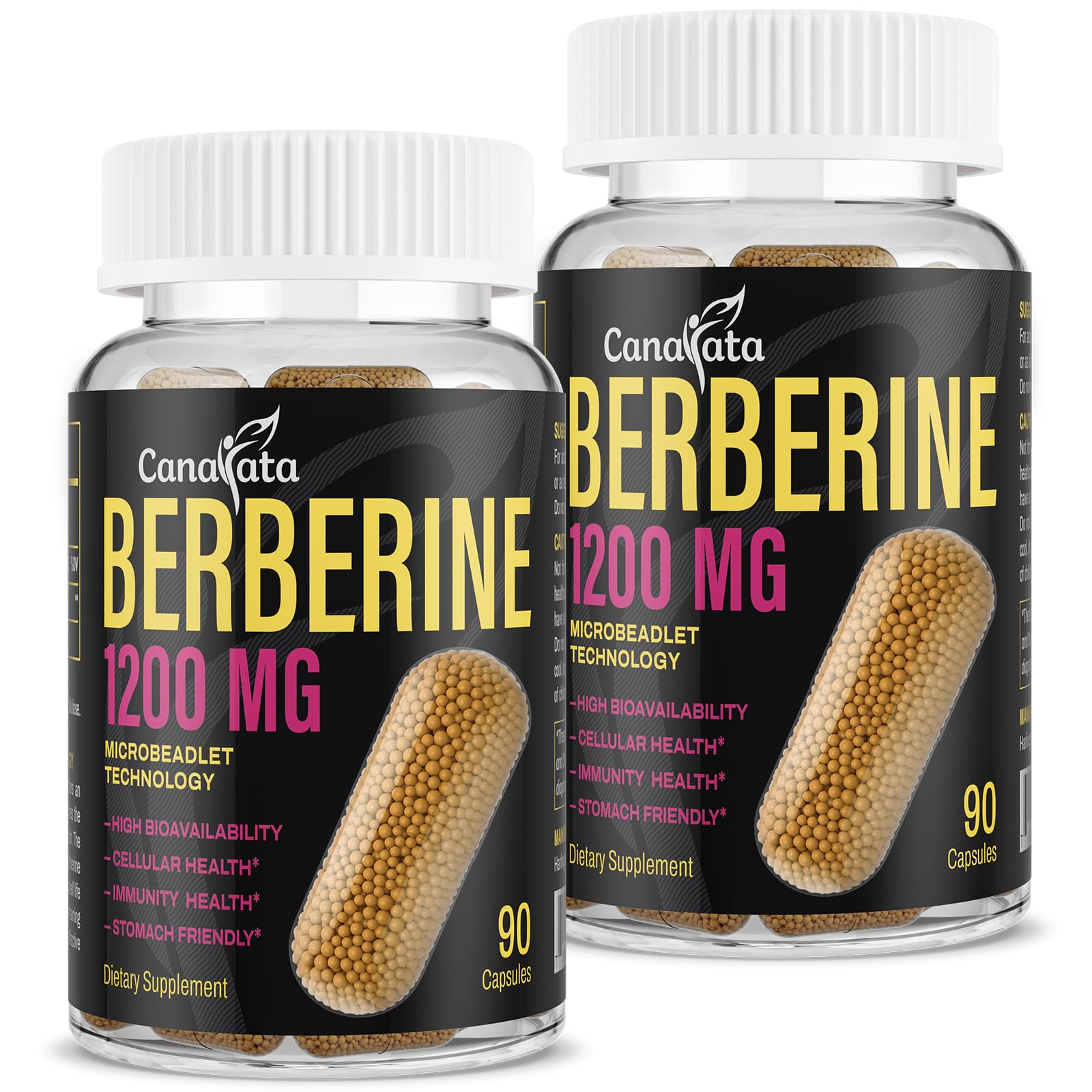 Berberine Supplement 1200mg Berberine HCL - High Bioavailability Microbeadlet Canarata buy australia supplements
