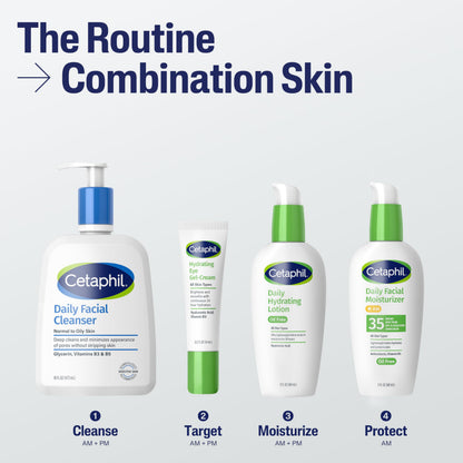 Cetaphil Daily Hydrating Face Lotion, Hyaluronic Acid, 3oz Cetaphil