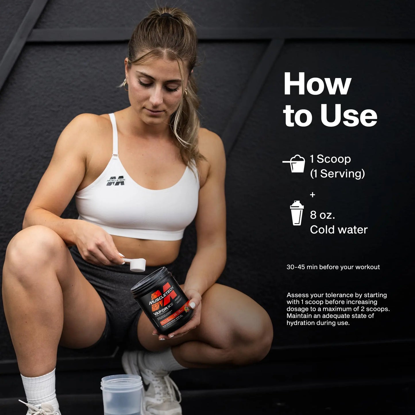 MuscleTech Pre-Workout Powder, Vapor X5 - Sports Nutrition Muscle Building Supplements for Women & Men - Intense Muscle Pump Energy Powder Drink Mix MuscleTech
