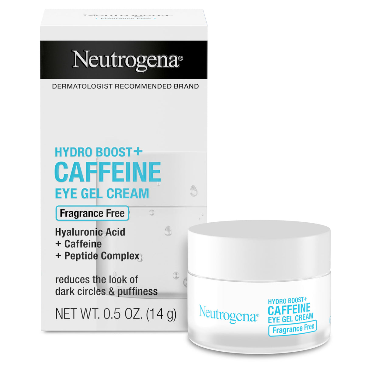 Neutrogena Hydro Boost + Eye Cream, Fragrance Free, 0.5 oz Neutrogena