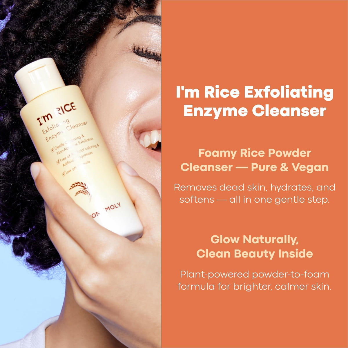 TONYMOLY I'm Rice Enzyme Cleanser - Rice Powder and Papaya Face Polish, 50g TONYMOLY