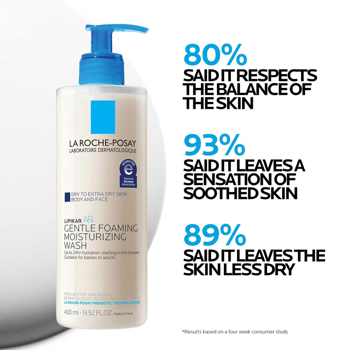 La Roche-Posay Lipikar AP+ Gentle Moisturizing Body Wash, 13.52oz La Roche-Posay