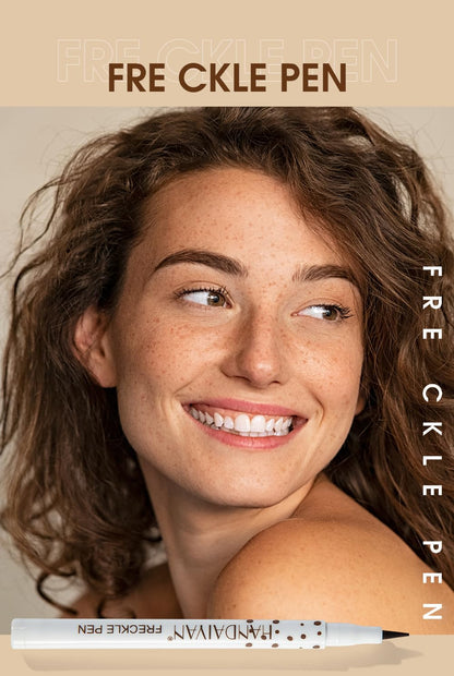 Freckle Pen 4 Colors Available, Natural Lifelike Freckle Makeup Pen, Waterproof Long Lasting Quick Dry - Light Brown, Natural Coffee, Chestnut, Dark Brown Equusecured