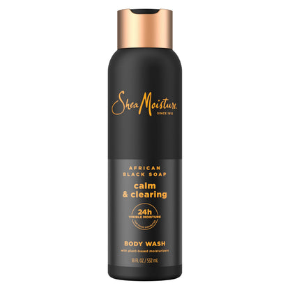 SheaMoisture African Black Soap Body Wash Calm and clearing body wash 18 Oz Shea Moisture