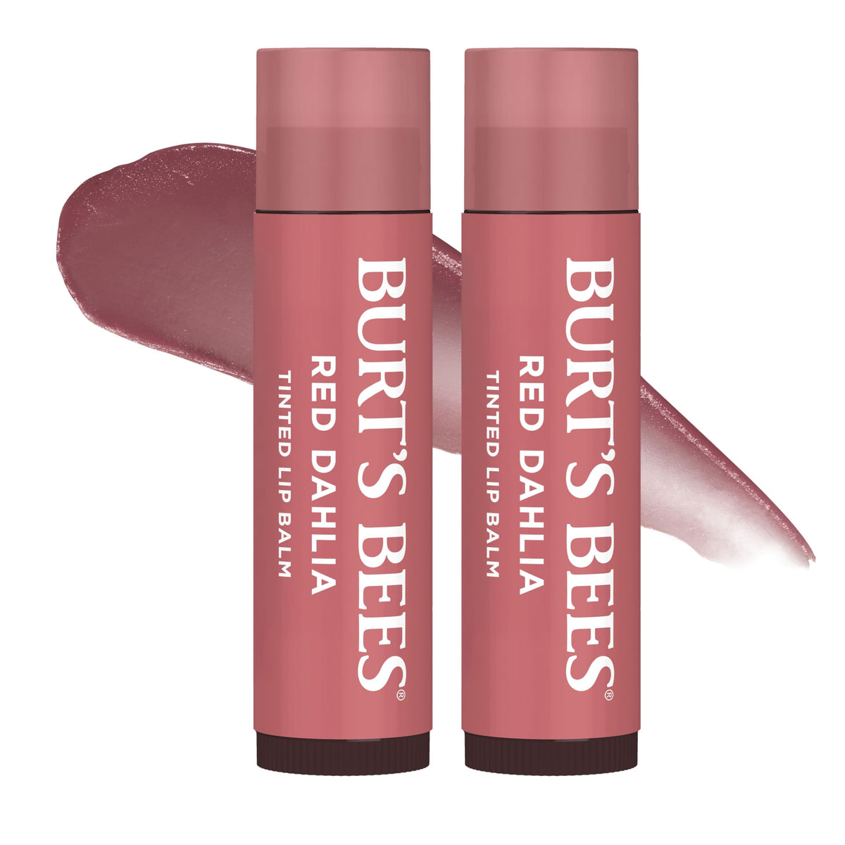 Burt's Bees Lip Tint Balm, Fiery Red Dahlia, 0.15 oz., 2 Tubes Burt's Bees