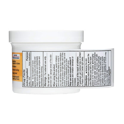 De La Cruz 10% Sulfur Ointment, Cystic Acne Treatment Face, Body 2.6oz jar De La Cruz