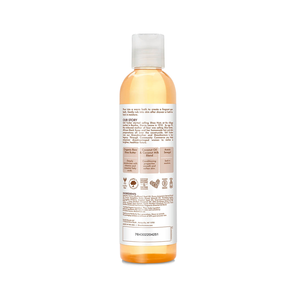 Shea Moisture Daily Hydration Body Oil Virgin Coconut Oil For Dry Skin Paraben Free 8 oz Shea Moisture