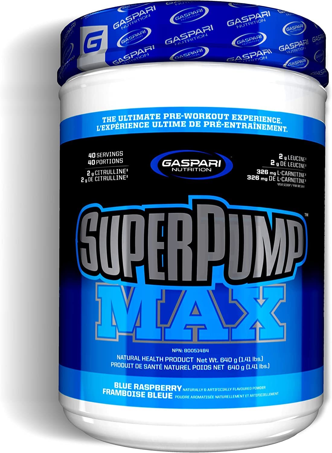 Gaspari Nutrition SuperPump Max Blue Raspberry Ice - 1.41 lbs Gaspari Nutrition buy australia supplements