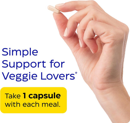 Enzymedica BeanAssist - Digestive Enzyme Supplement for Women & Men, Alpha Galactosidase Enzyme for Digestion & Gut Health Support, Helps Reduce Gas & Bloating, Fast-Acting, Vegan - 30 Caps Gsupps Australia