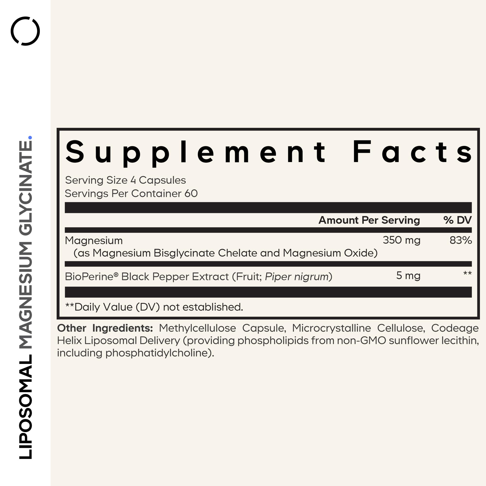 Codeage Liposomal Magnesium Glycinate Supplement, 2-Month Supply, Bisglycinate Magnesium Chelate, Chelated Magnesium Mineral Pills, BioPerine Black Pepper Vitamins Capsules, Non-GMO Vegan, 240 ct Codeage buy australia supplements