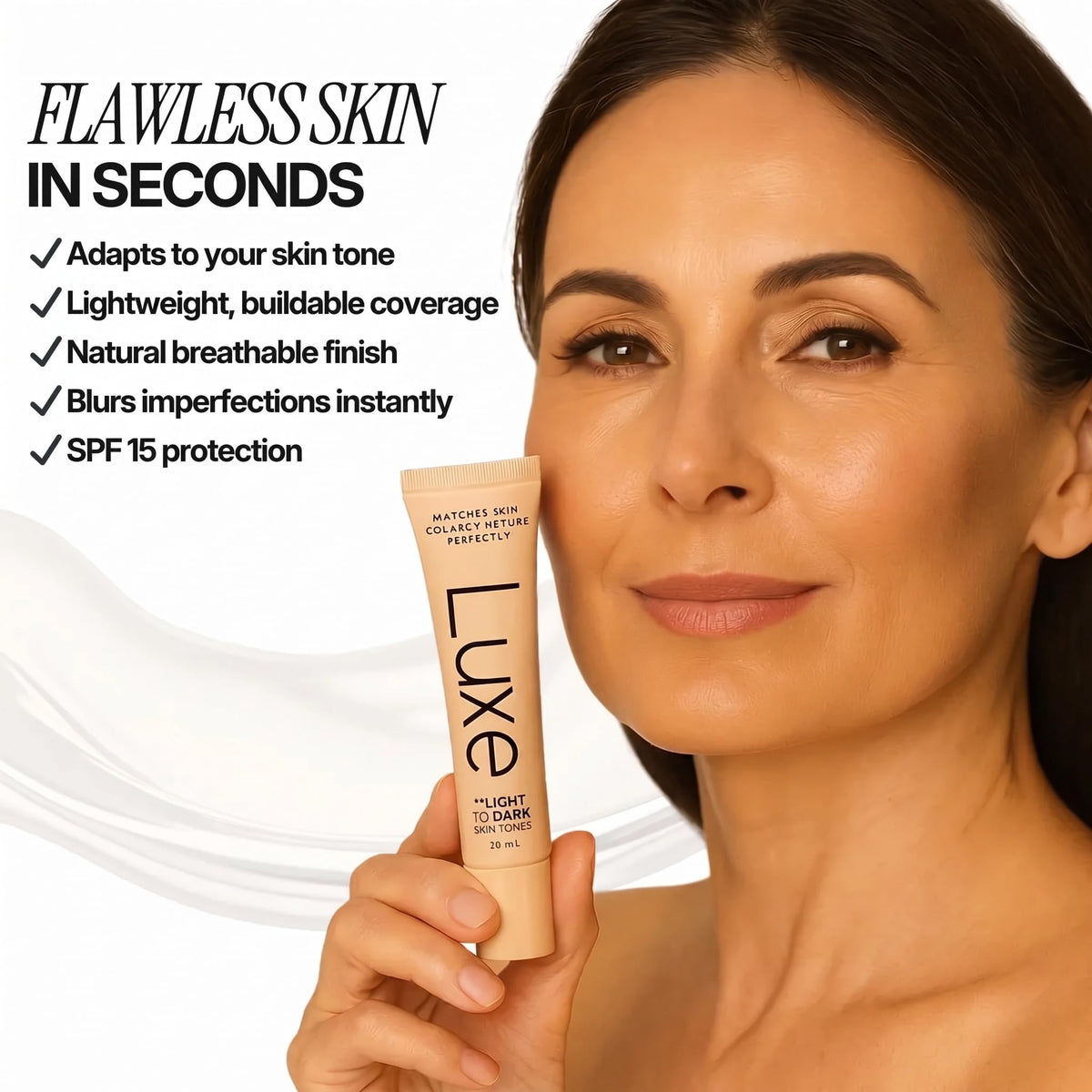 Luxe Color Changing Foundation – Medium Luxe Cosmetics