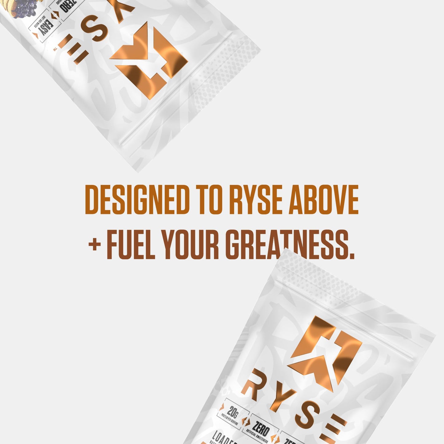 RYSE Loaded Protein Pancake & Waffle Mix - Buttermilk - Naturally Sweetened Breakfast with 21g Protein, 3g MCTs and 2g Fiber - No Added Sugar - High Protein Snack for Clean Energy - 6 Servings