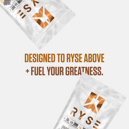 RYSE Loaded Protein Pancake & Waffle Mix - Buttermilk - Naturally Sweetened Breakfast with 21g Protein, 3g MCTs and 2g Fiber - No Added Sugar - High Protein Snack for Clean Energy - 6 Servings