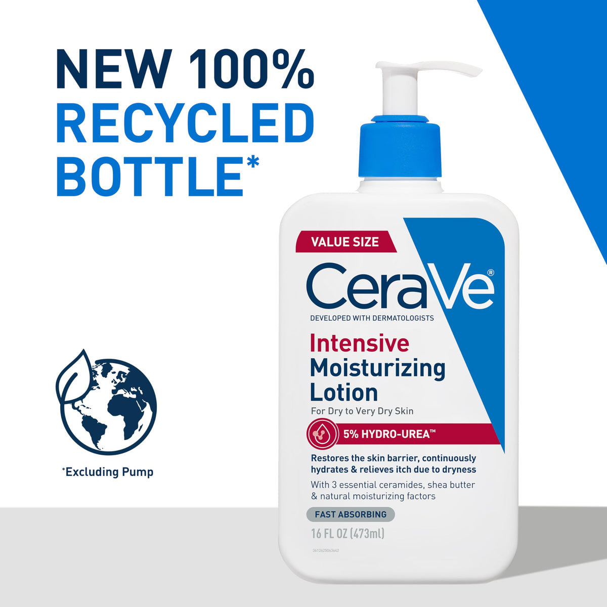 CeraVe Intensive Moisturizing Lotion, Shea Butter Body Lotion, 16oz CeraVe