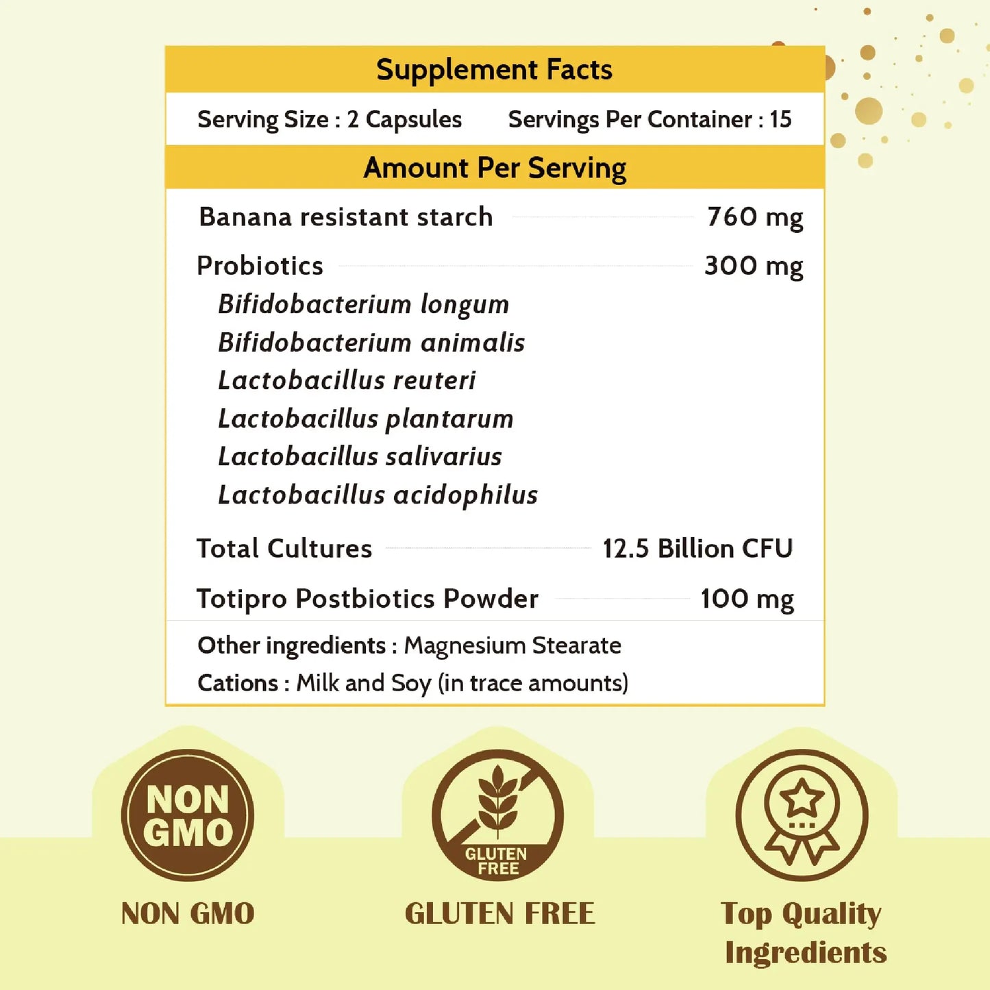 Fecula Biotech Synbiotic for Gut Health | 3-in-1 Daily Prebiotic, Probiotic, Postbiotic for Digestive Health, Bloat & Immune Support Fecula Biotech