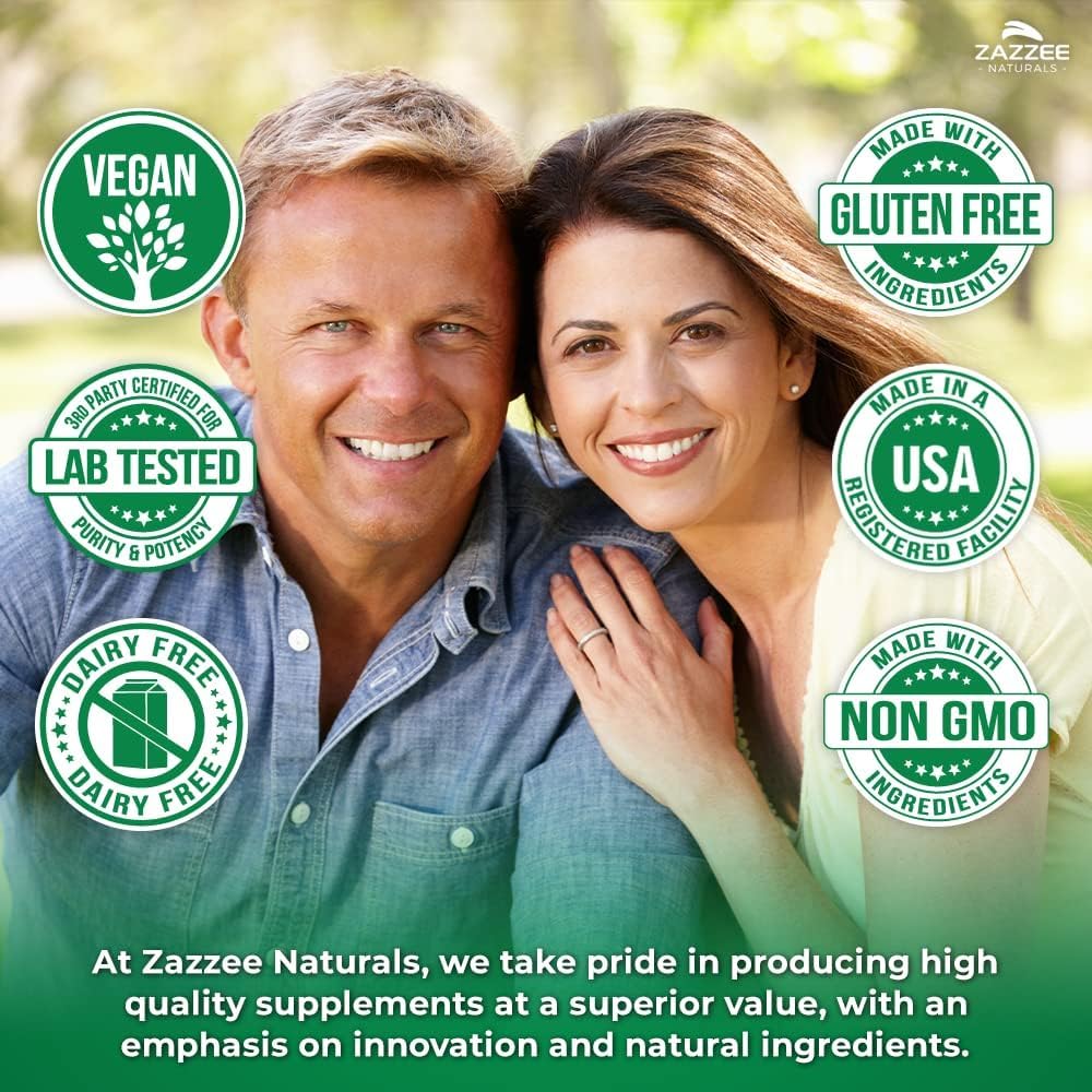 Zazzee Extra Strength Mullein Leaf 10:1 Extract, 120 Vegan Capsules | 4 Month Supply, Respiratory & Lung Support, Certified Kosher, 100% Pure Leaf Powder, Verbascum Thapsus, Non-GMO, Made in USA Gsupps Australia