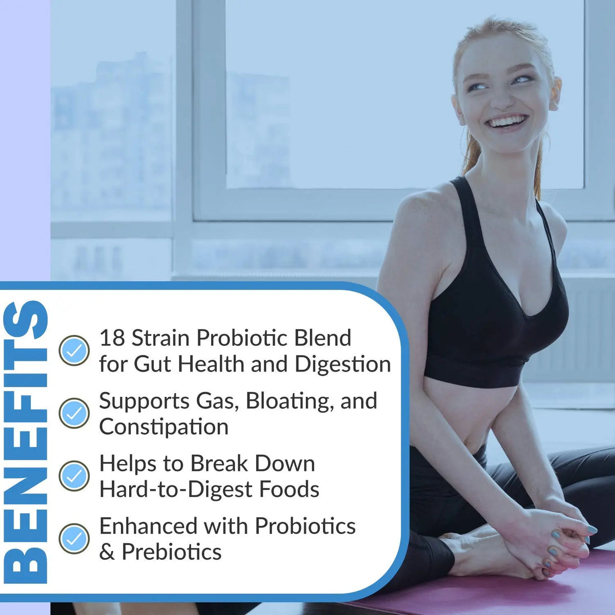 Digest Complete 2-in-1 Probiotic Digestive Enzymes, 60 Capsules Instant Brands