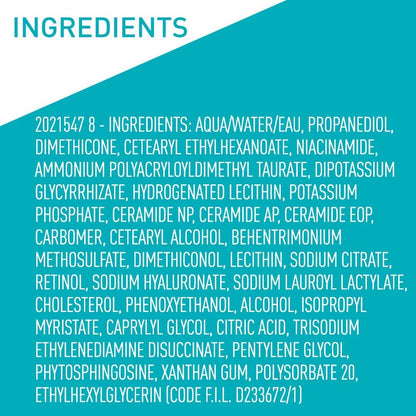 CeraVe Resurfacing Retinol Face Serum with Niacinamide, Pore Minimizer, 1oz CeraVe
