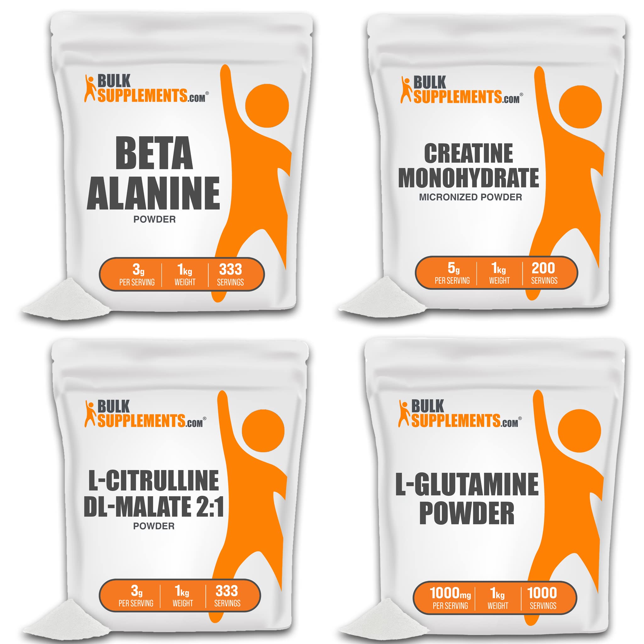 BULKSUPPLEMENTS.COM Beta Alanine Powder 1KG, with Creatine Monohydrate Powder BULKSUPPLEMENTS.COM buy australia supplements