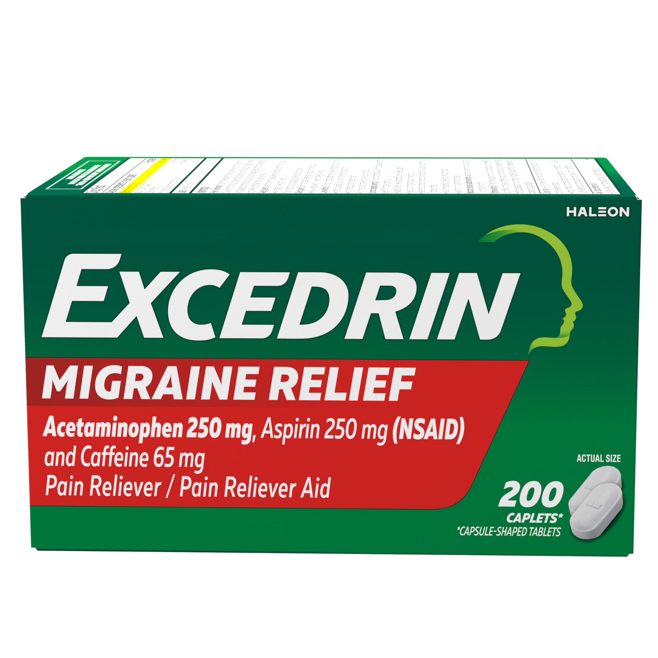Excedrin Migraine Relief Caplets to Alleviate Migraine Symptoms - 200 Count Excedrin buy australia supplements