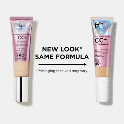IT Cosmetics CC+ Cream Illumination SPF 50+ - Light Medium (N) - 1.08 fl oz IT Cosmetics