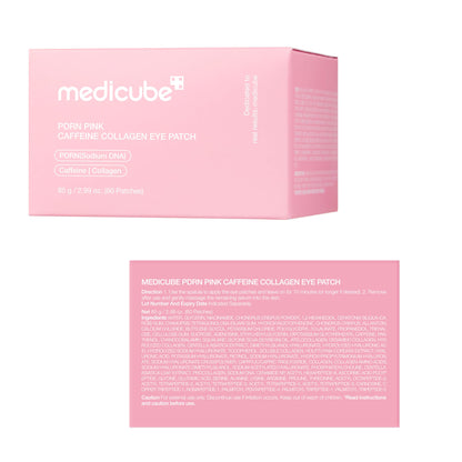 medicube Eye Patch PDRN Caffeine Collagen - Firming Gel Patches, 30 Pairs medicube
