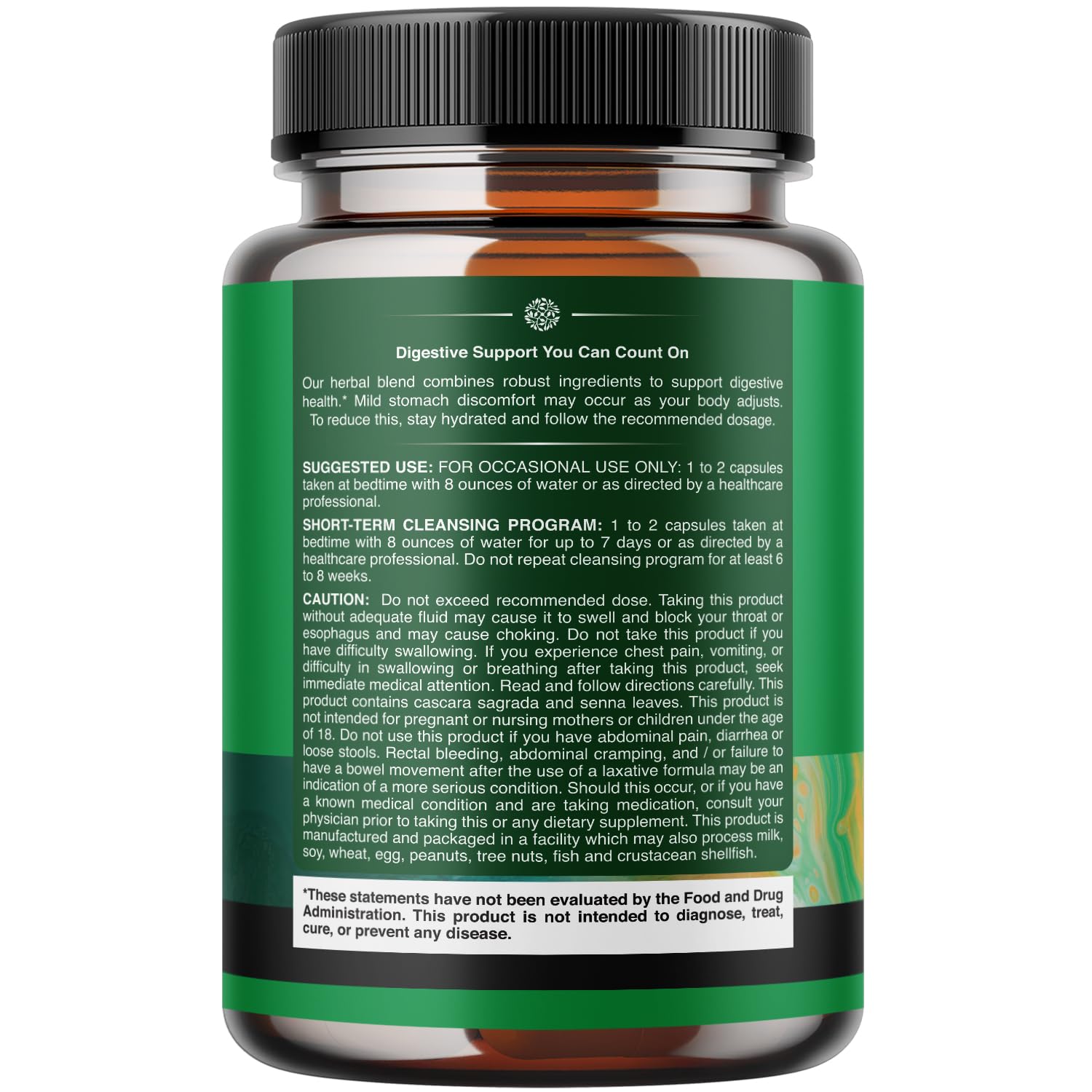 Herbal Laxative Capsules with Probiotics – Natural Laxatives for Constipation with Senna Leaf, Psyllium, Aloe Vera – Colon Cleanse for Women & Men - Detox for Gut Health & Weight Management – 60 Count Gsupps Australia