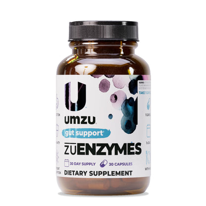 UMZU zuEnzymes Digestive Support Supplement, (30 Day Supply) – 21 Enzyme Blend with Lipase Protease & Amylase – Digestive Enzymes for Gut Health & Probiotic Daily UMZU