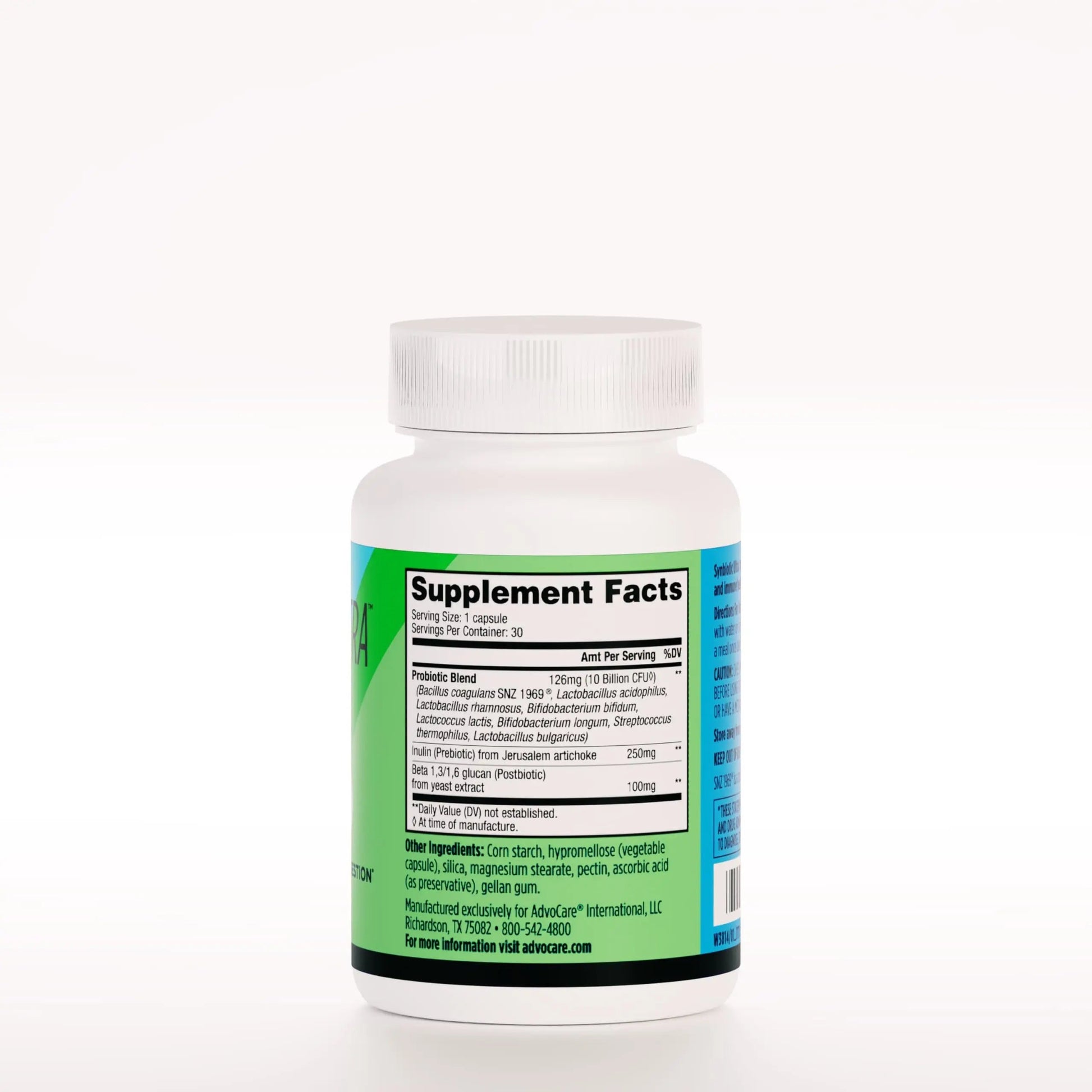 AdvoCare Synbiotic Ultra - Digestive & Gut Health Supplement - Offers Immune Support* - Includes Prebiotics, Probiotics & Postbiotics - 30 Capsules AdvoCare buy australia supplements