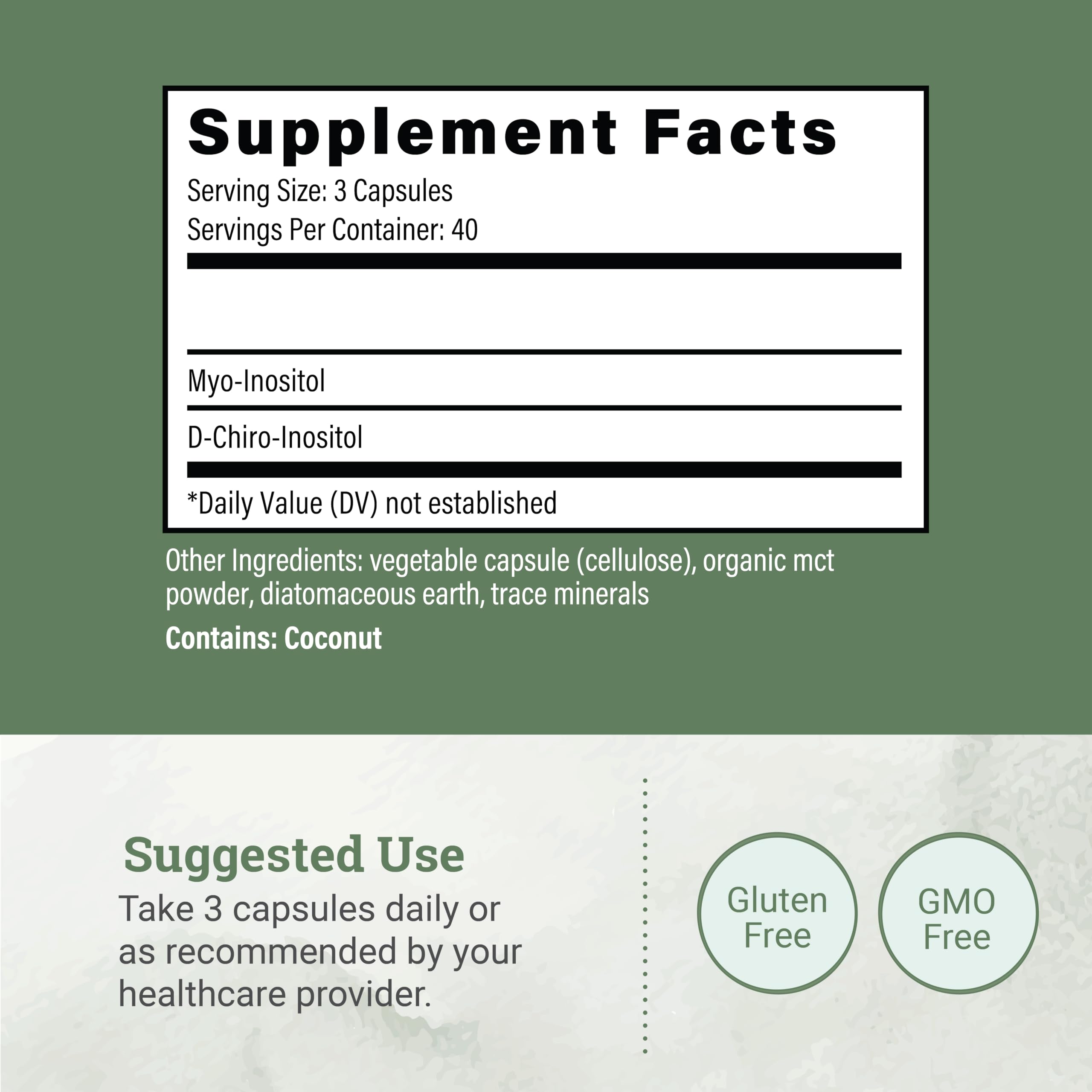 Earth Harmony Myo-Inositol & D-Chiro Inositol Supplement for Women, Ovarian & Hormone Balance for Women - Supports Normal Cycles, Fertility Supplement (120 Capsules) Earth Harmony Naturals buy australia supplements