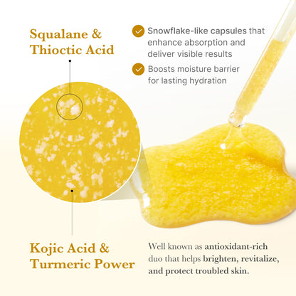 medicube Kojic Acid Turmeric Clarifying Capsule Serum for Troubled Skin medicube