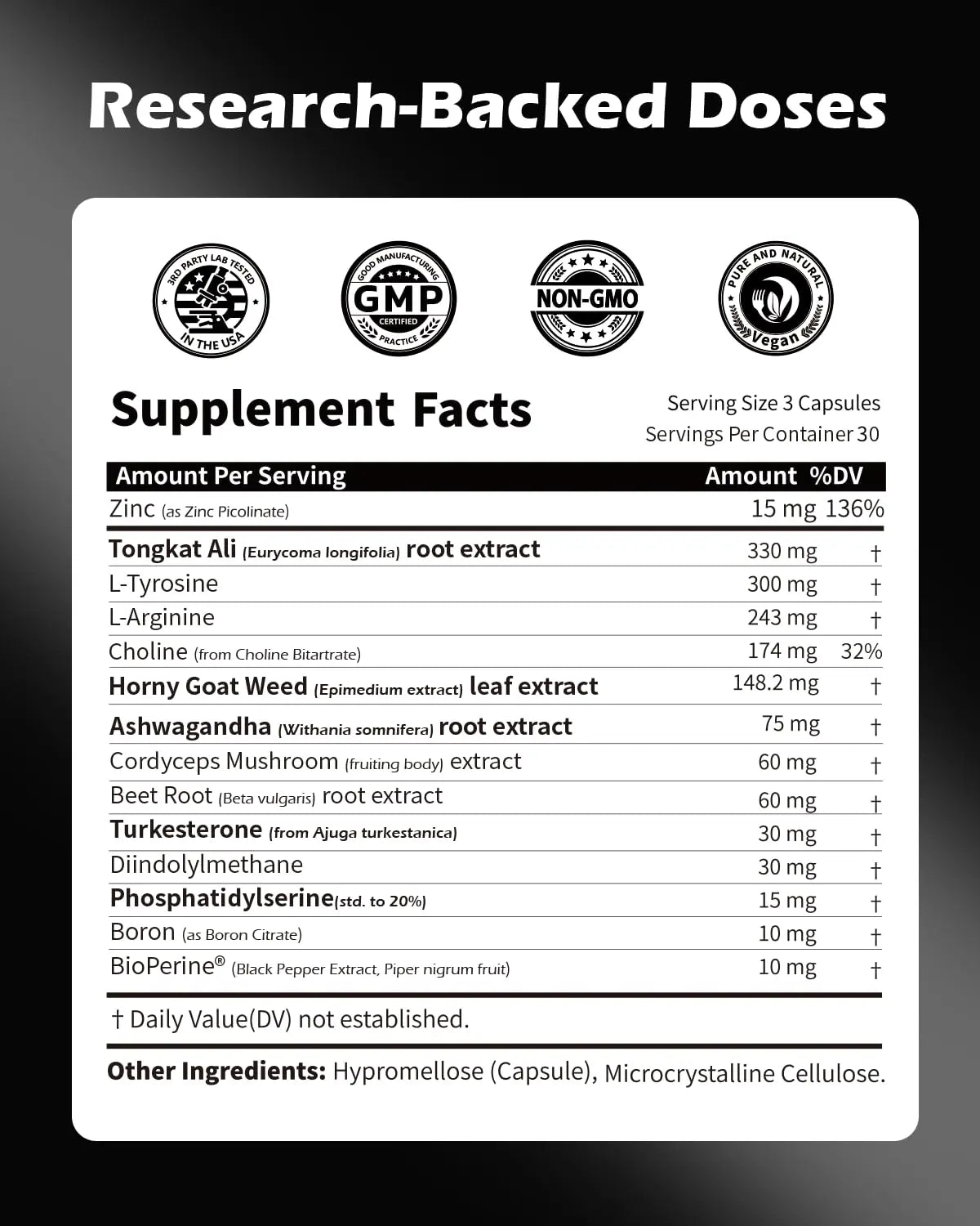 PickYouth Synergy-T Booster Supplement for Men, Total Male Performance, Liposomal Absorption System, 100% Transparency with Ashwagandha, DIM PickYouth