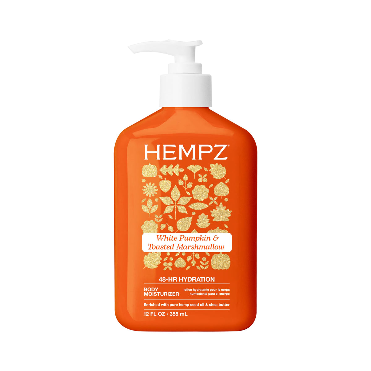 Hempz White Pumpkin & Toasted Marshmallow Body Moisturizer, 12 fl.oz. Hempz