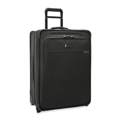 Briggs & Riley Essential 22" 2-Wheel Expandable Carry On - Luggage for Travel, Suitcases with Wheels, Softside Rolling Bag for Men & Women, Self-Repairing Zipper - Baseline Collection, Black Gsupps Australia