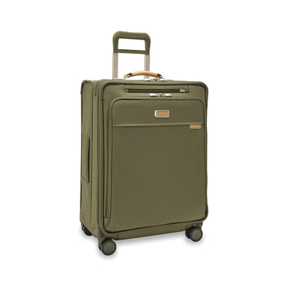 Briggs & Riley Essential 22" Carry On Expandable Spinner - Luggage for Travel, Suitcases with Wheels, Softside Rolling Bag for Men & Women, Self-Repairing Zipper - Baseline Collection, Black Gsupps Australia