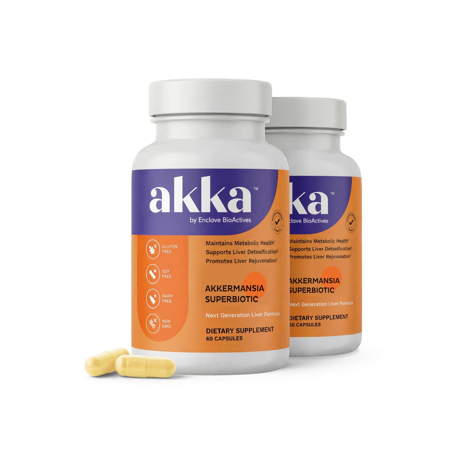 Akkermansia Probiotic Liver Cleanse Detox & Repair - Liver Health Supplement for Energy, Digestion & Metabolism with Akkermansia Muciniphila (AKKA Superbiotics), AKKA