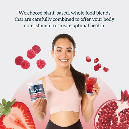 Organifi Red Juice - Energy Powder Reduces Afternoon Crashes and Boosts Digestion and Immune System, 30 Servings Gsupps Australia