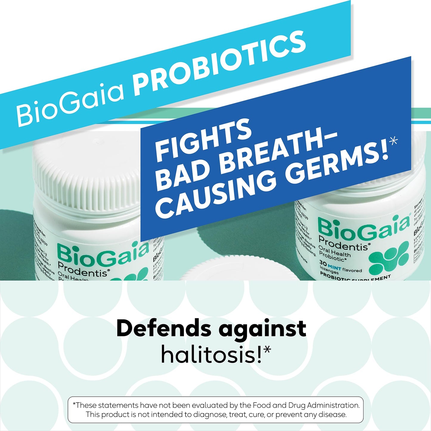 BioGaia Prodentis | Oral Probiotics | Promotes Healthy Gums & Teeth | Defends Against Bad Breath & Dental Problems | Improves Oral Health BioGaia