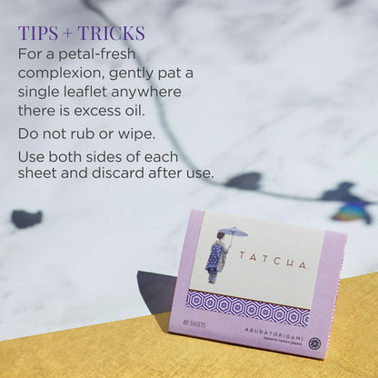 TATCHA Aburatorigami, Japanese Blotting Papers to Diminish Oil & Shine TATCHA