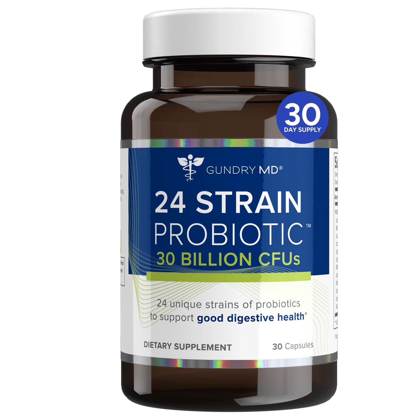 Gundry MD® 24 Strain Probiotic with 30 Billion CFUs, 30 Count Gundry MD
