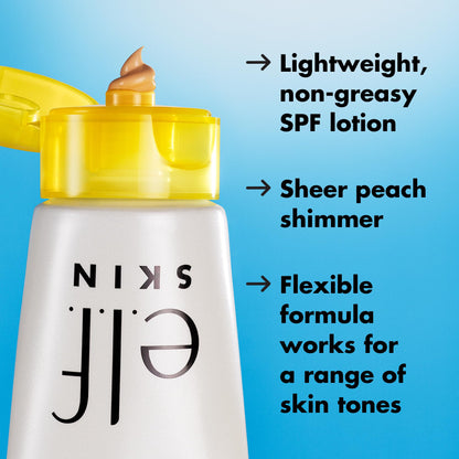 e.l.f. SKIN Suntouchable Whoa Glow SPF 30, Sunscreen & Makeup Primer For A Glowy Finish e.l.f.