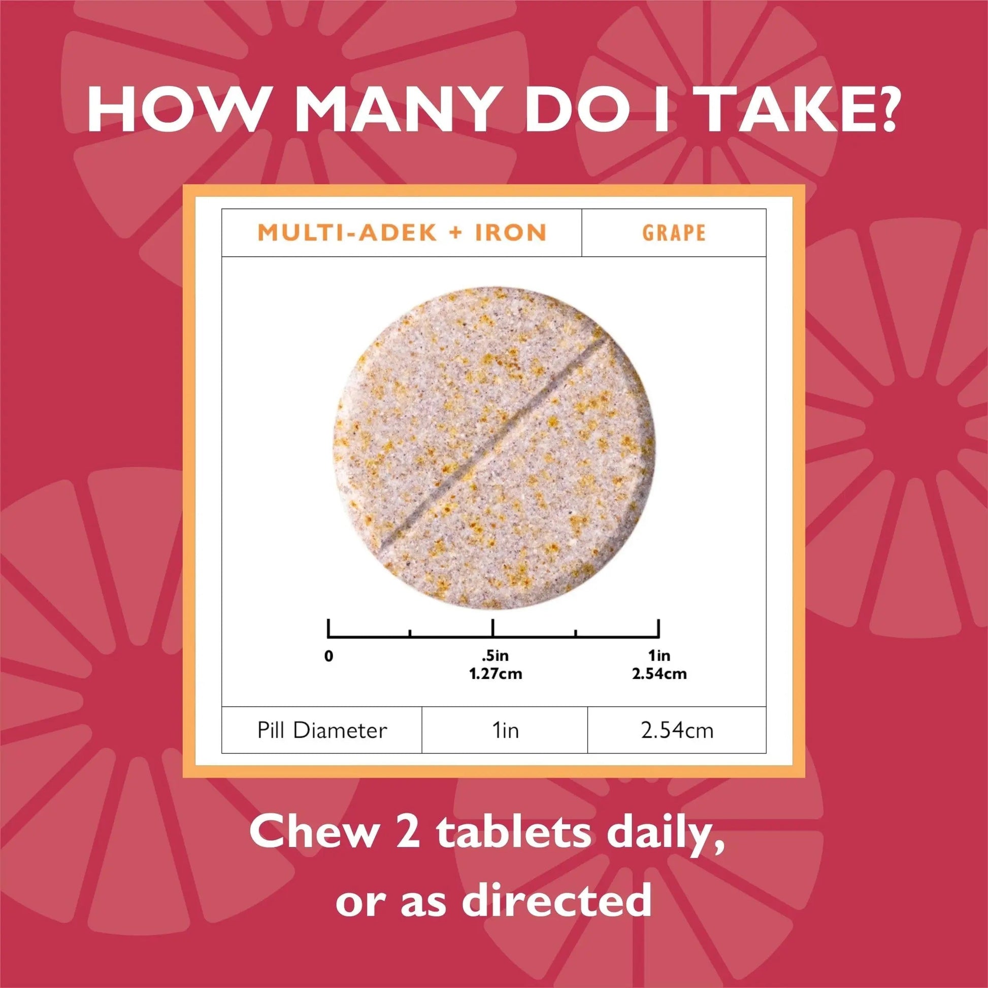 Celebrate Vitamins Multi ADEK Chewables, 60mg Iron - Daily Bariatric Multivitamin, Vitamins A, D, E, K & B12 for Duodenal Switch Surgery Patients Celebrate Bariatric Supplements buy australia supplements