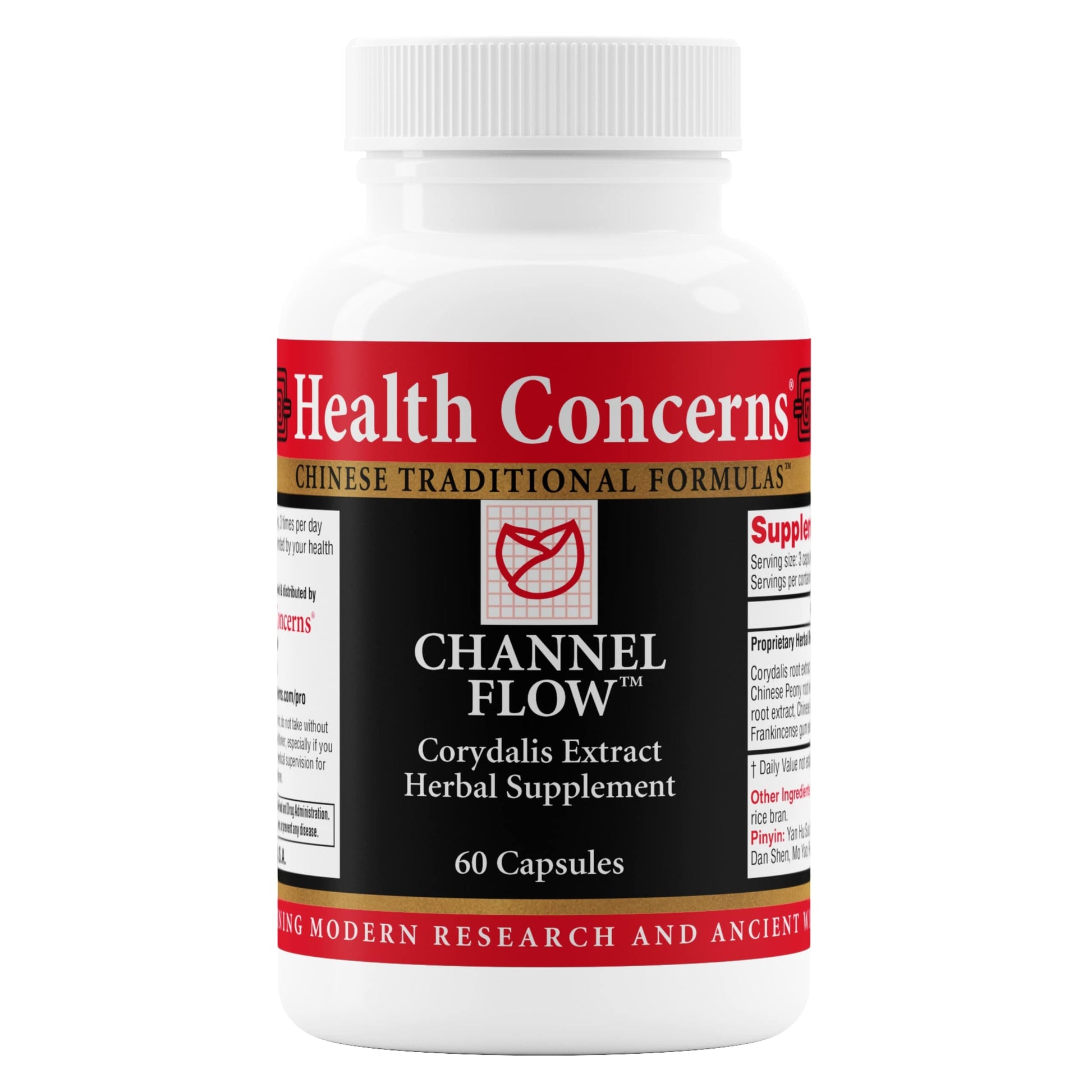 Health Concerns Channel Flow – Muscle Relaxation & Pain Support Supplement for Men & Women – Corydalis Root Extract – Chinese Herbal Formula for Headaches, Joint & Menstrual Discomfort – 60 Capsules Health Concerns buy australia supplements