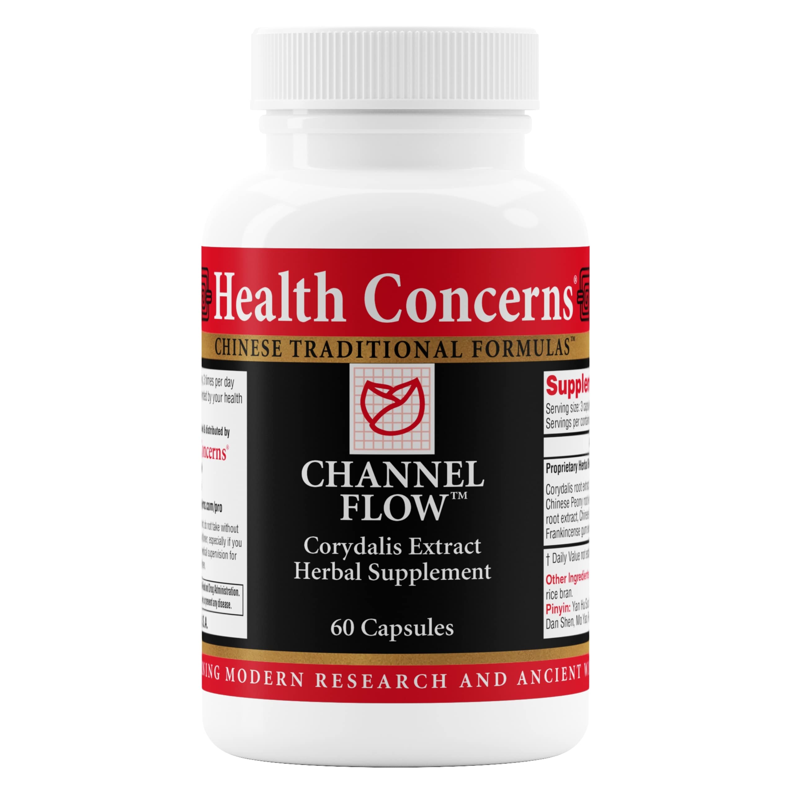 Health Concerns Channel Flow – Muscle Relaxation & Pain Support Supplement for Men & Women – Corydalis Root Extract – Chinese Herbal Formula for Headaches, Joint & Menstrual Discomfort – 60 Capsules Health Concerns buy australia supplements