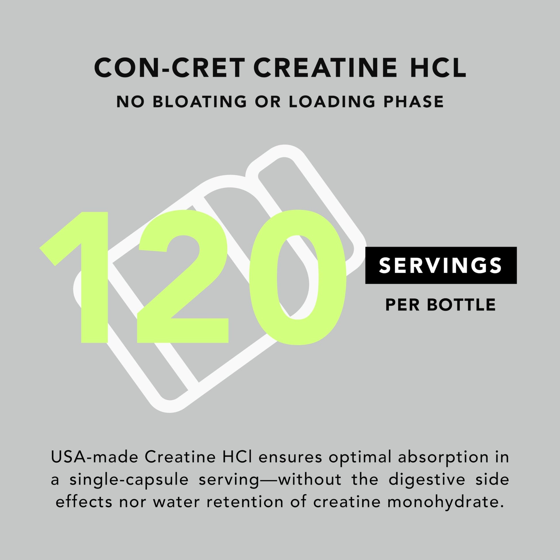 AMANDEAN Creatine HCl Pills. American Made CON-CRET. 120 Capsules. 7X Concentrated. No Bloat. Muscle, Energy, Cognitive, Recovery Support for Men & Women. Gluten Free, Non-GMO. AMANDEAN buy australia supplements