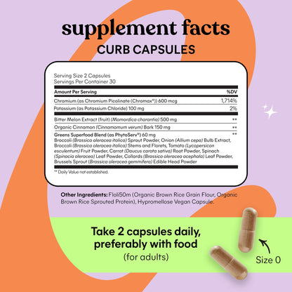 Lemme Curb Cravings, Improve Carb Metabolism, Support Weight Management w/Clinically Studied Chromium Picolinate, Bitter Melon, Ceylon Cinnamon Lemme