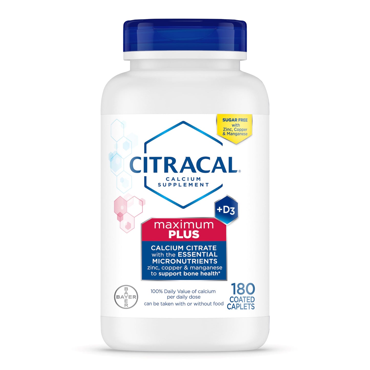 Citracal Maximum Plus Calcium Supplement - Calcium Citrate with Vitamin D3, Zinc, & Essential Minerals for Bone Health Support, Ages 12+ CITRACAL