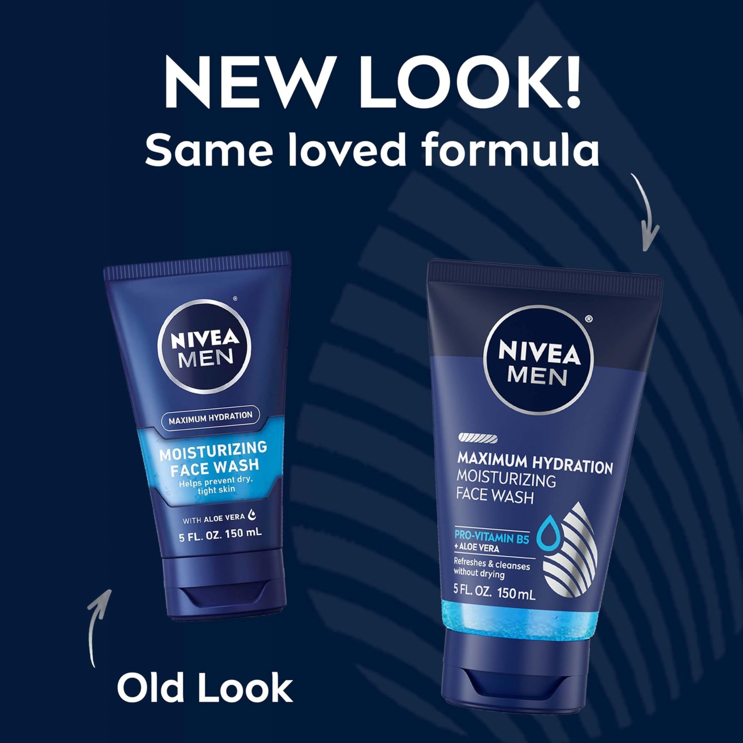 NIVEA MEN Maximum Hydration Face Wash, Face Wash with Provitamin B5 and Aloe Vera NIVEA MEN