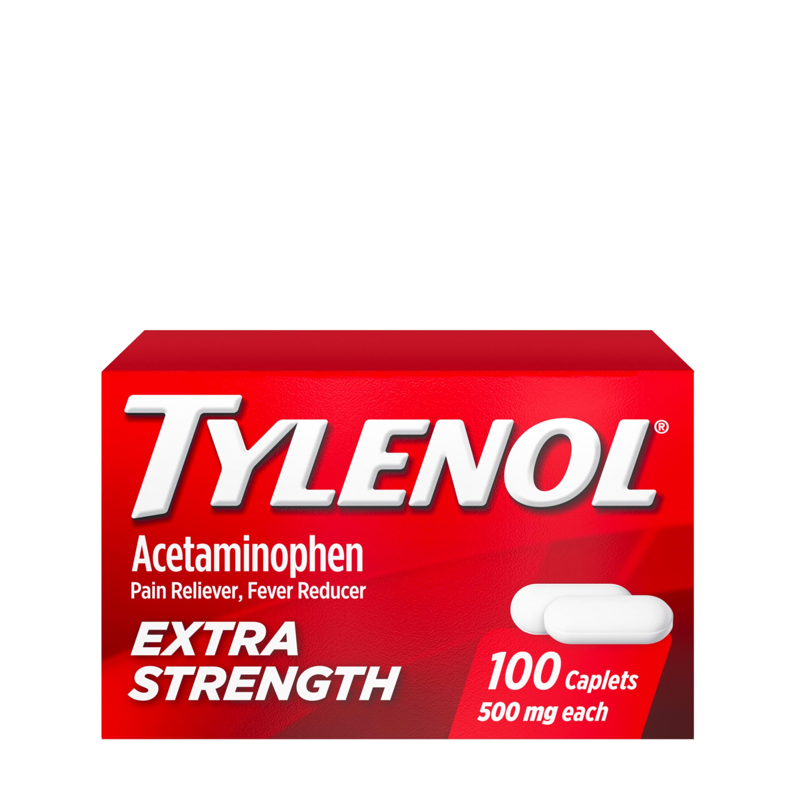 Tylenol Extra Strength Pain Relief Pills, Fast, Strong Pain Relief, Acetaminophen 500 mg Caplets, Pain Reliever & Fever Reducer Medicine for Headache, Backache, Toothache & Minor Arthritis, 100 Count Tylenol buy australia supplements