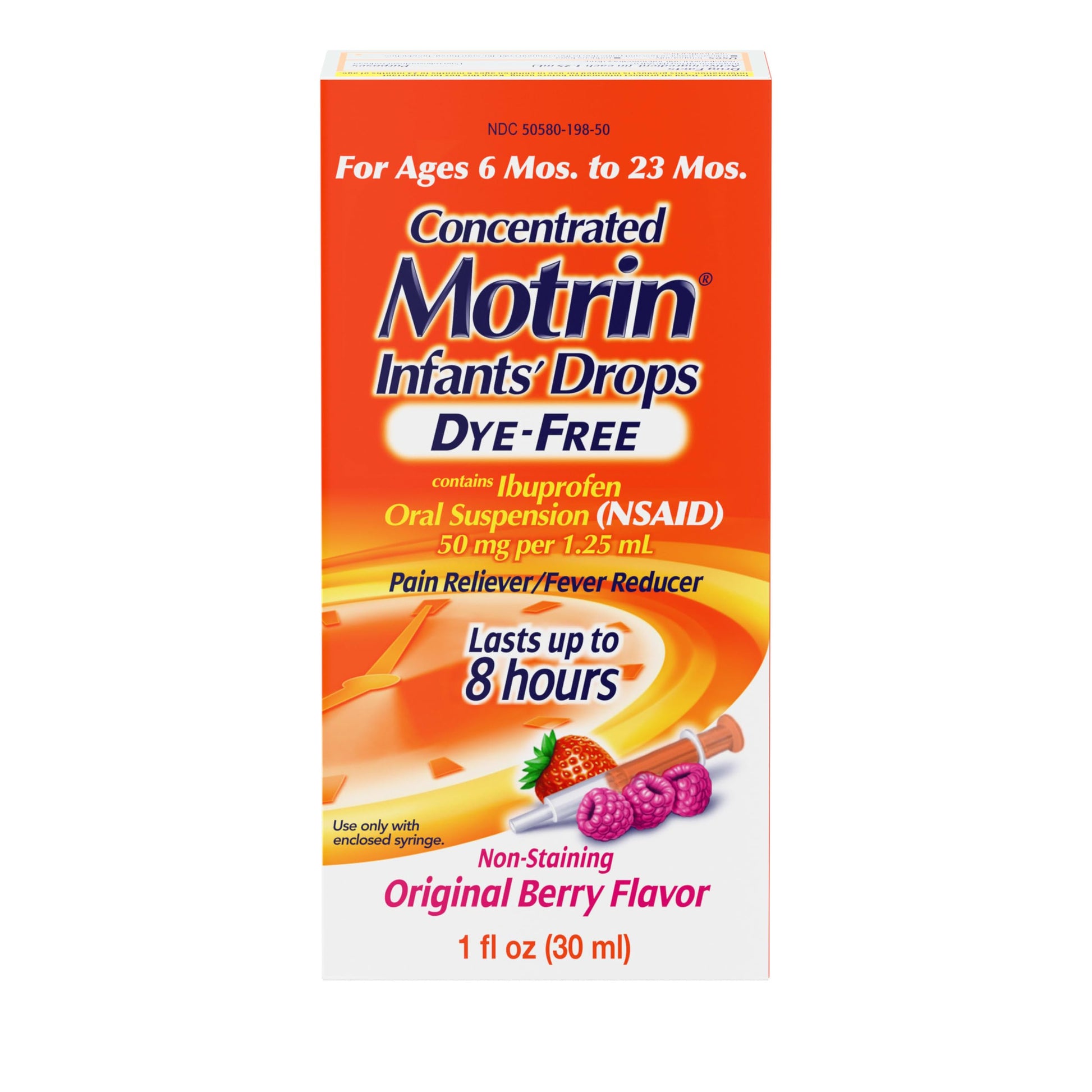 Infants’ Motrin Infant Ibuprofen Oral Suspension Concentrated Drops, NSAID Fever Reducer & Pain Reliever for Babies, Dye Free, Alcohol-Free, Berry Flavor, Includes Enclosed Syringe, 1 fl. oz Infants' Motrin buy australia supplements